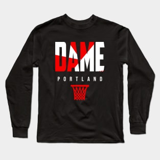 Dame Portland - Black Long Sleeve T-Shirt